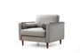 Atelier Del Sofa Rome - Sillón orejero Gris claro